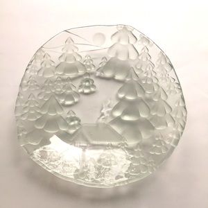 Winter motif Christmas  plate